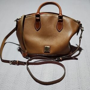 Dooney & Bourke Tan and Brown Satchel